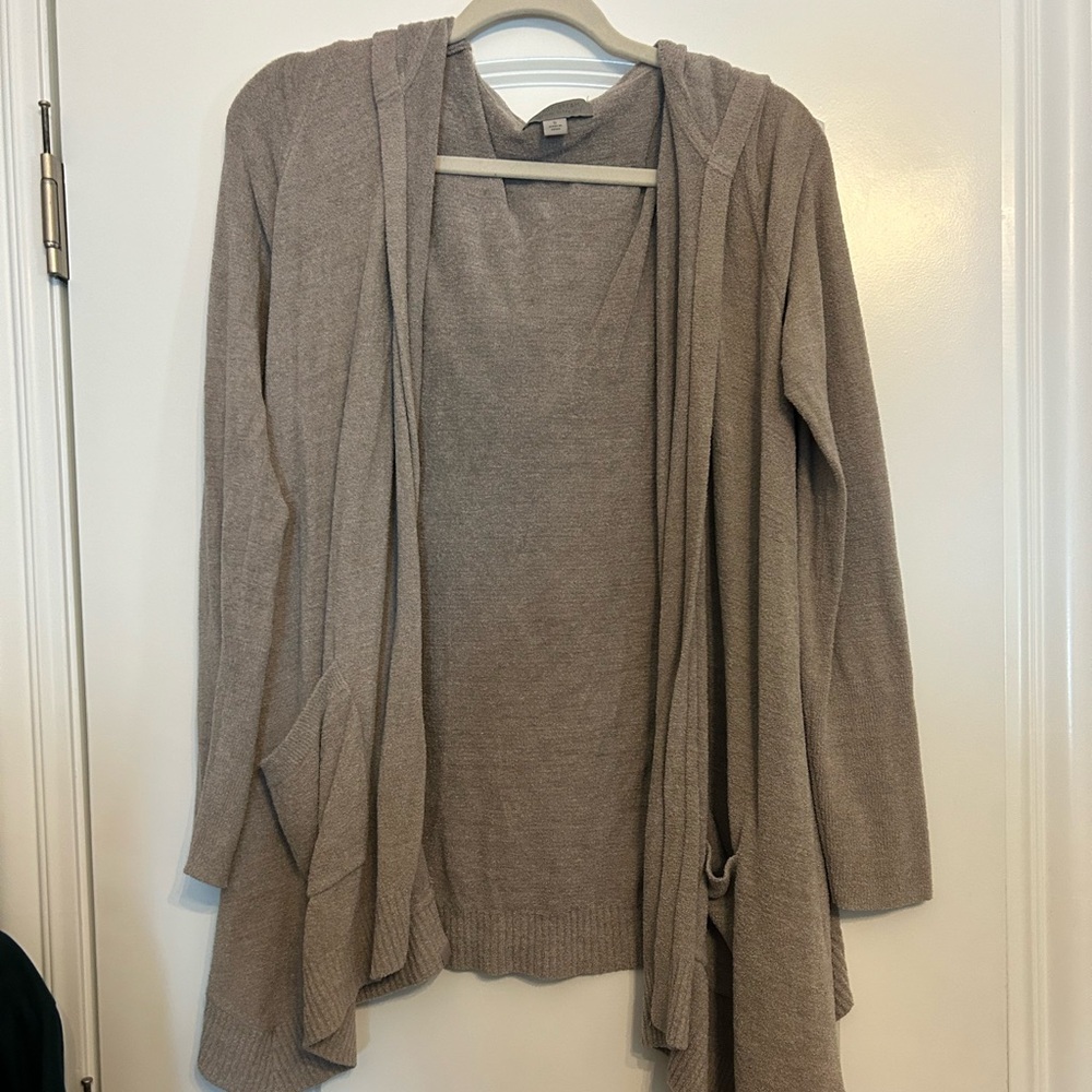 BAREFOOT DREAMS Cozychic Ultra Lite Hooded Cardigan - Picture 3 of 5
